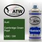 Preview: Audi, Cambridge Green Pearl, LZ6E / 3W: 400ml Sprühdose, von ATW Autoteile West.